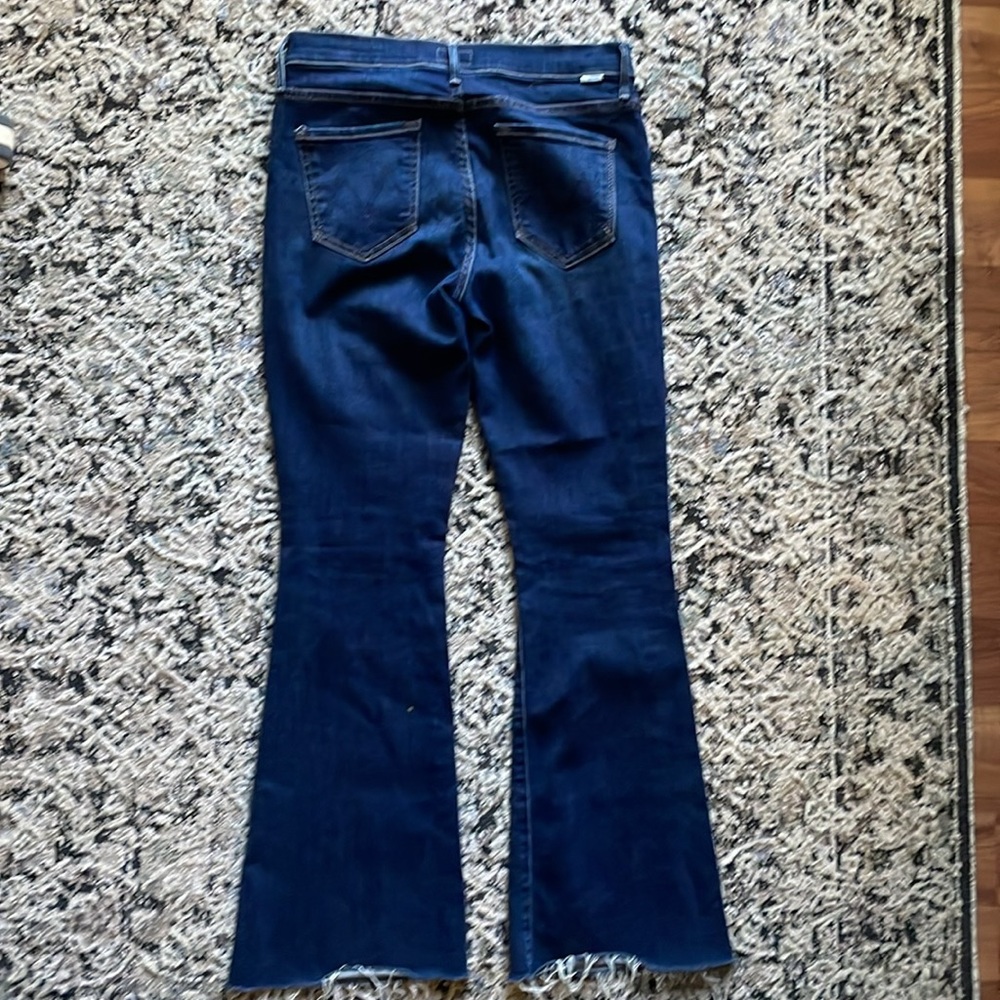 Mother Denim The Weekend Flare Jeans size 29 in Teaming Up Wash - Picture 9 of 9
